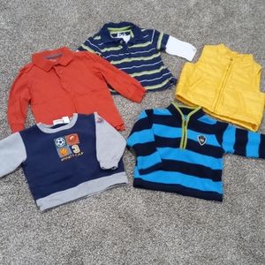 Lot of boys tops